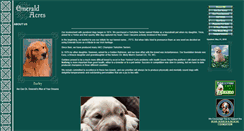 Desktop Screenshot of emeraldsgoldens.com